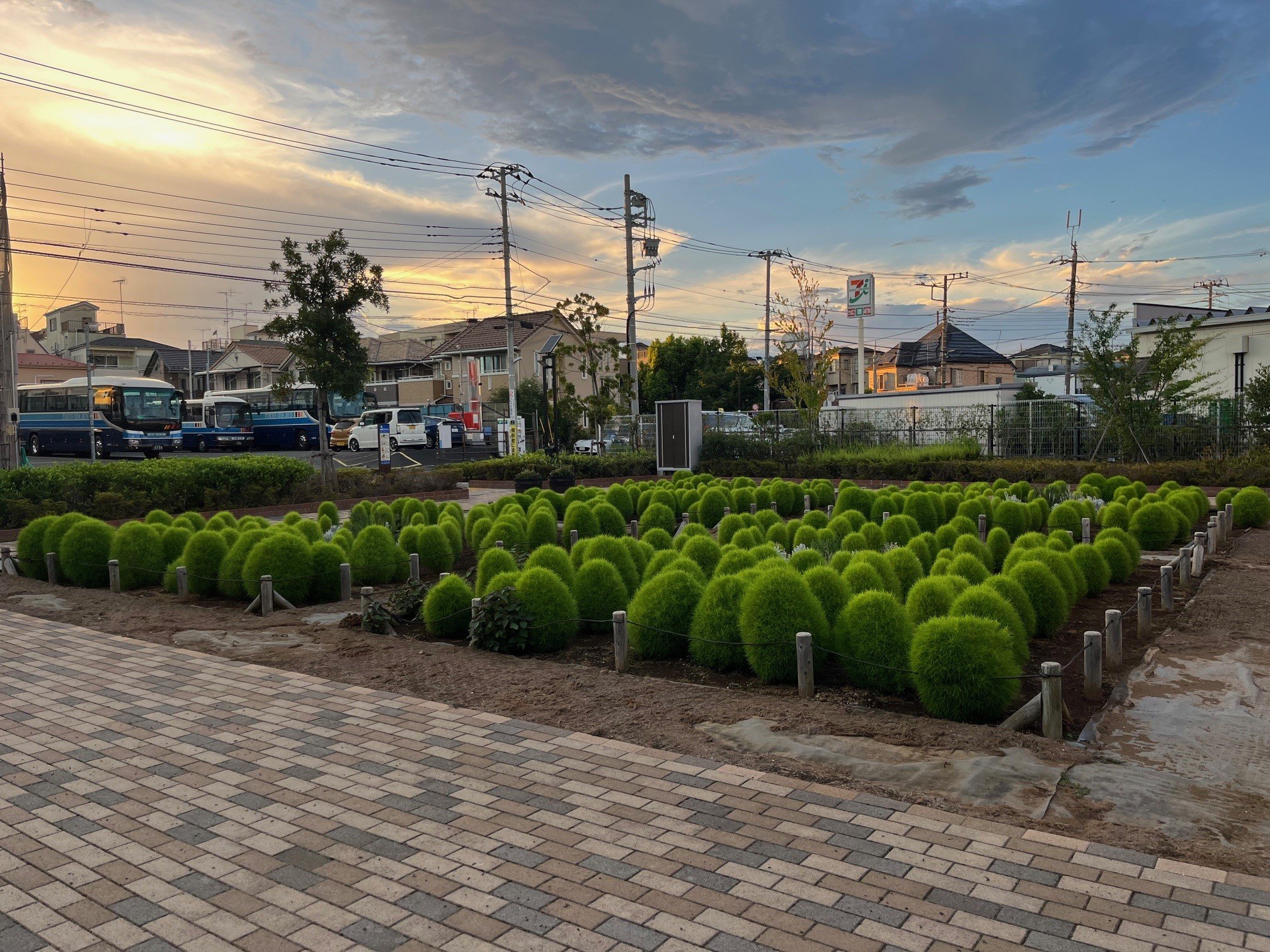 鹿骨四丁目ひろば(江戸川区提供)
