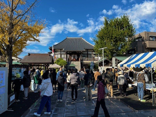 ししぼね寺マルシェ(江戸川区提供)