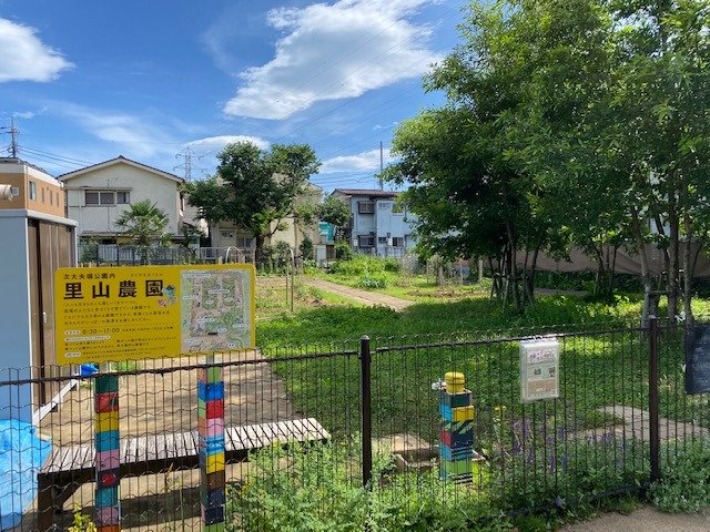 次大夫堀公園の里山農園区域（世田谷区提供）